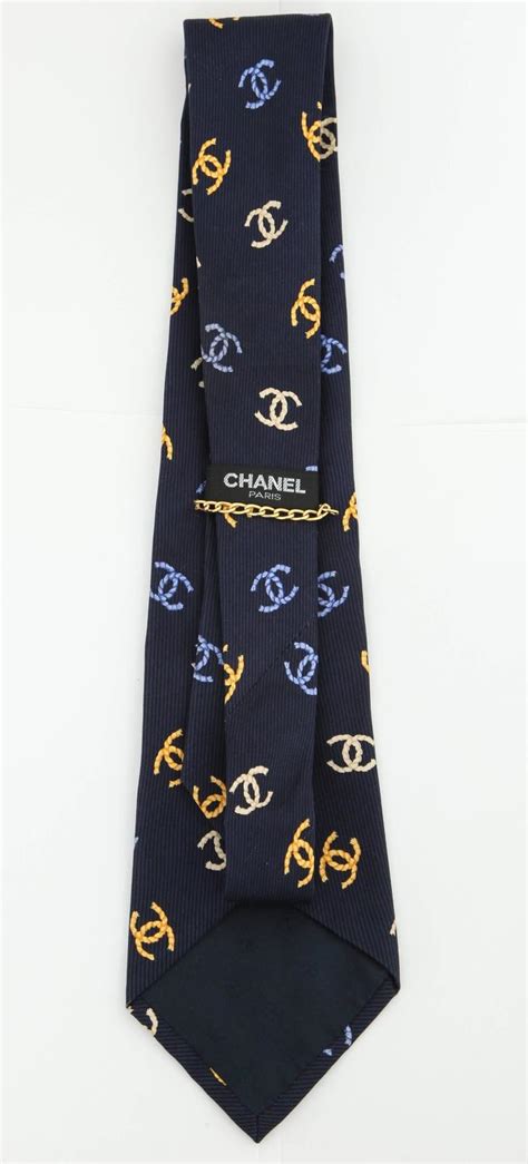 chanel logo tie|Chanel ties for sale.